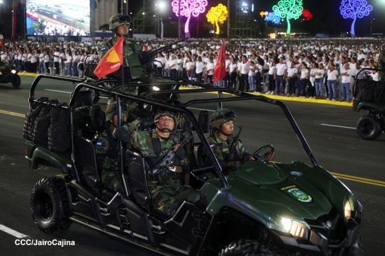 Acto central del 47.° aniversario del triunfo de la Revolución Popular Sandinista