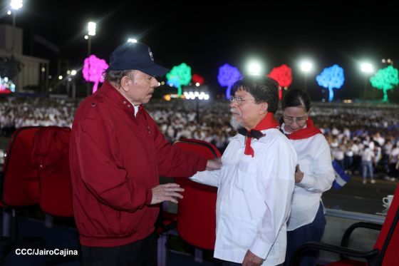 Acto central del 47.° aniversario del triunfo de la Revolución Popular Sandinista