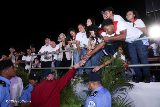 Acto central del 47.° aniversario del triunfo de la Revolución Popular Sandinista