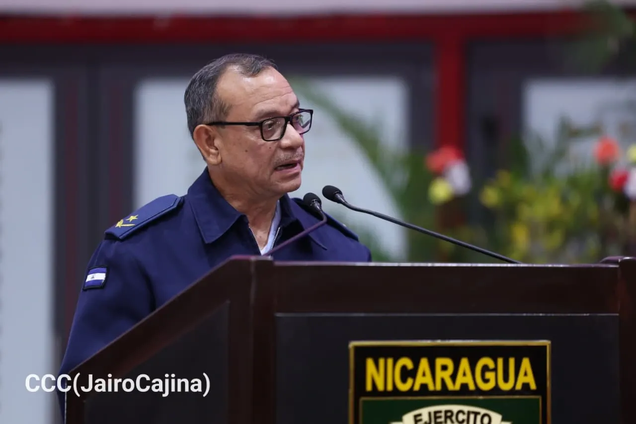 Acto del 47.º aniversario de fundación de la Fuerza Aérea y Defensa Antiaérea del Ejército de Nicaragua