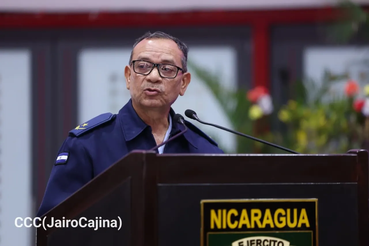 Acto del 47.º aniversario de fundación de la Fuerza Aérea y Defensa Antiaérea del Ejército de Nicaragua