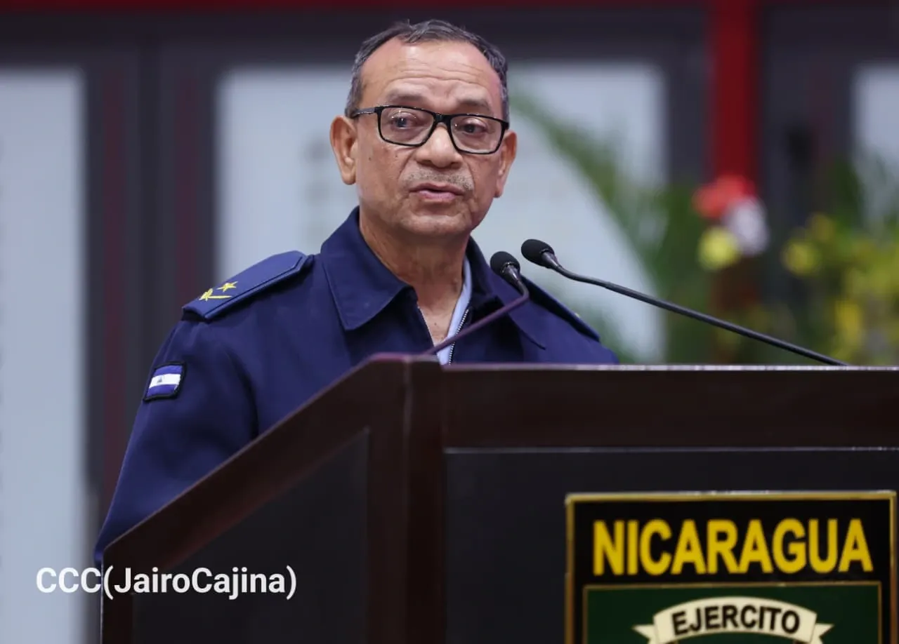 Acto del 47.º aniversario de fundación de la Fuerza Aérea y Defensa Antiaérea del Ejército de Nicaragua
