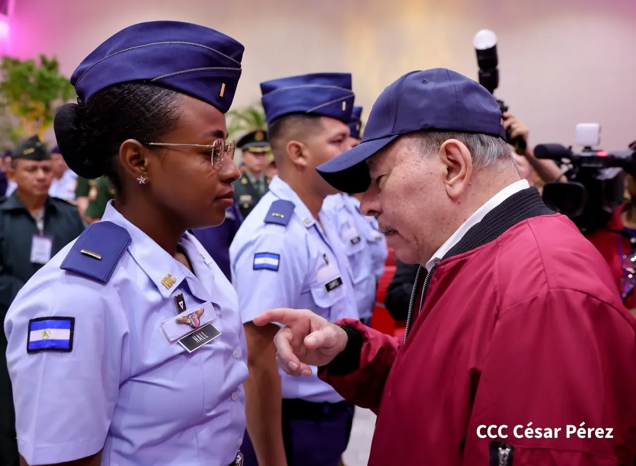 Acto del 47.º aniversario de fundación de la Fuerza Aérea y Defensa Antiaérea del Ejército de Nicaragua