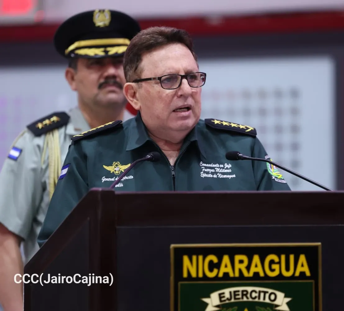 Acto del 47.º aniversario de fundación de la Fuerza Aérea y Defensa Antiaérea del Ejército de Nicaragua
