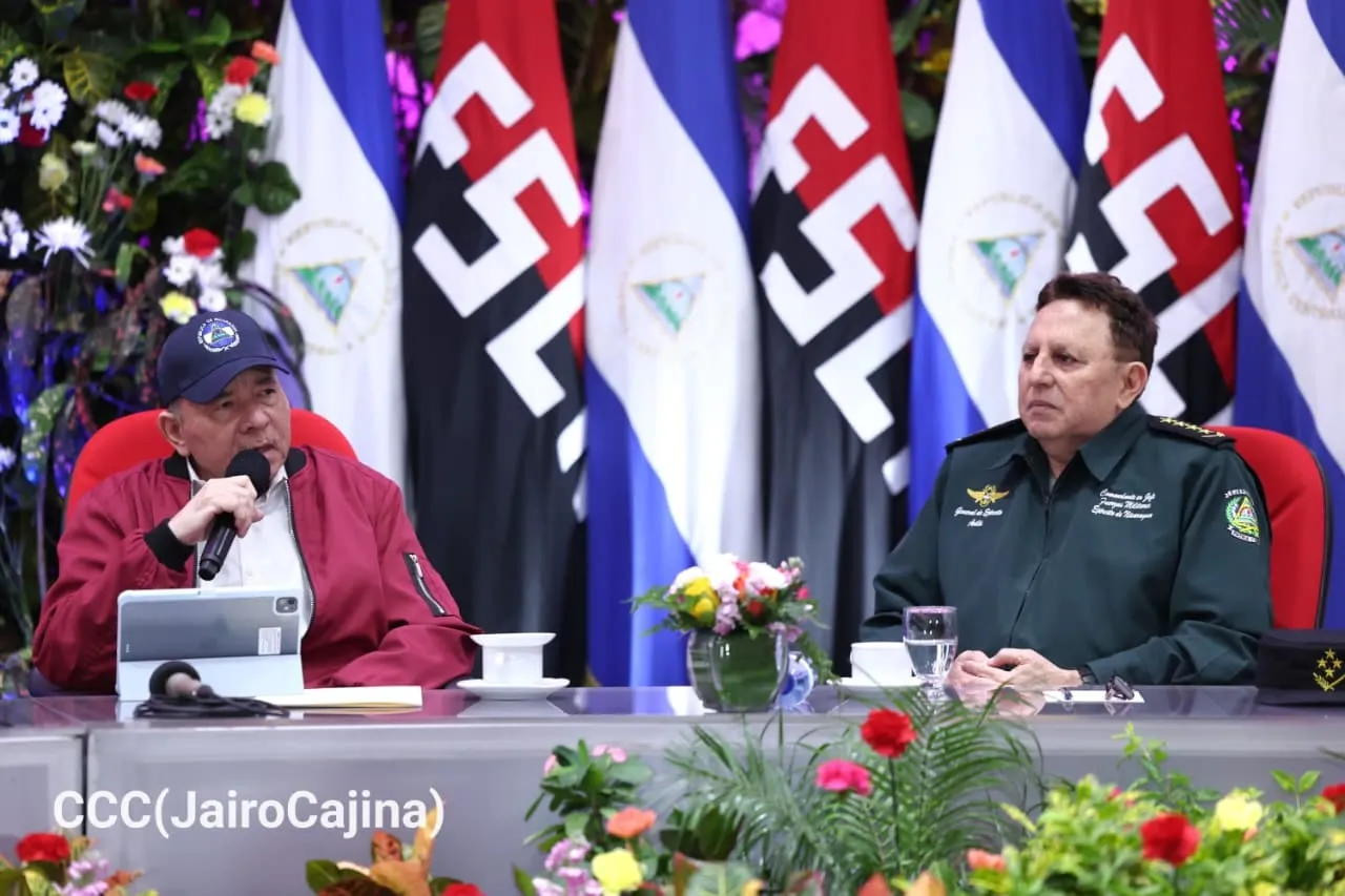Acto del 47.º aniversario de fundación de la Fuerza Aérea y Defensa Antiaérea del Ejército de Nicaragua
