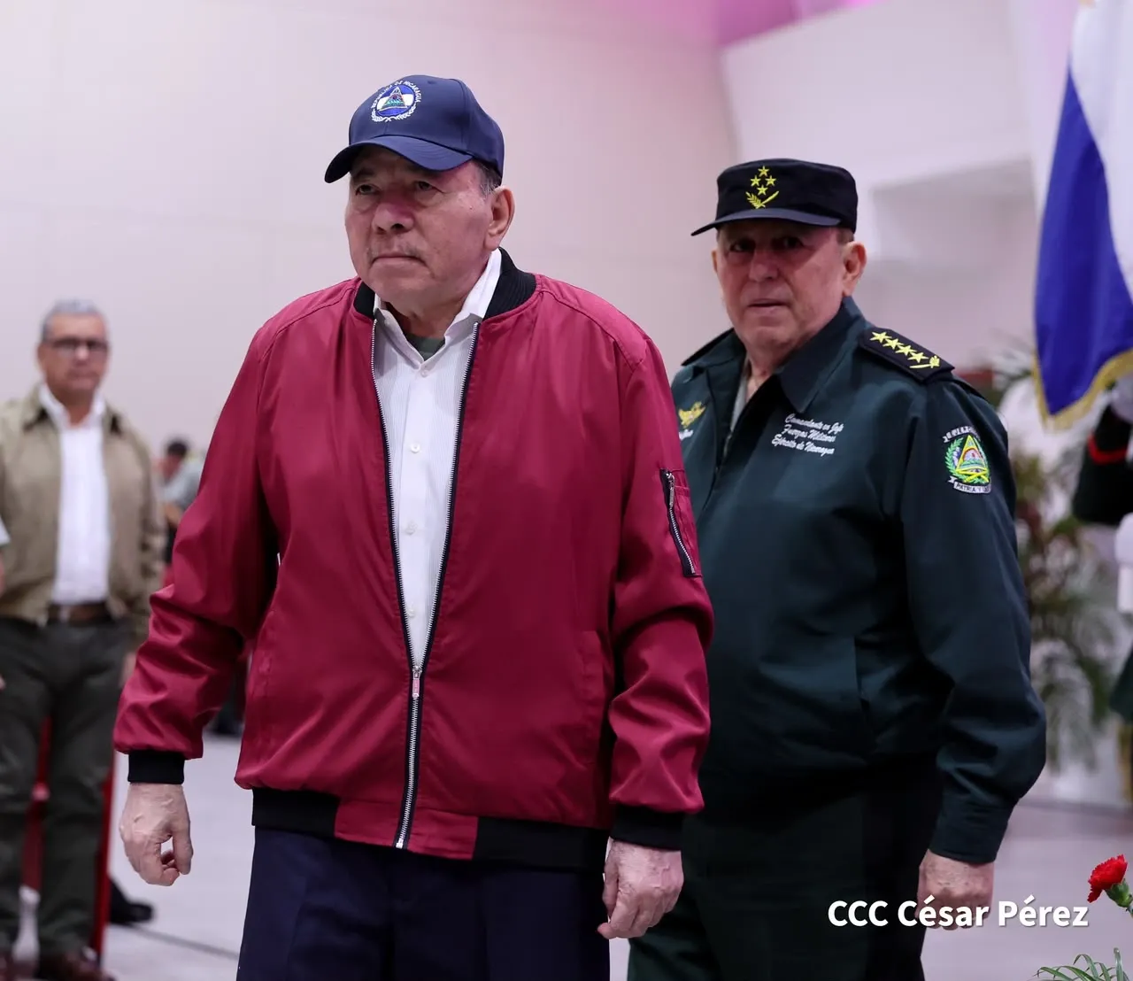 Acto del 47.º aniversario de fundación de la Fuerza Aérea y Defensa Antiaérea del Ejército de Nicaragua