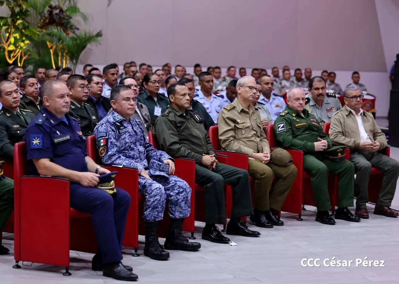 Acto del 47.º aniversario de fundación de la Fuerza Aérea y Defensa Antiaérea del Ejército de Nicaragua
