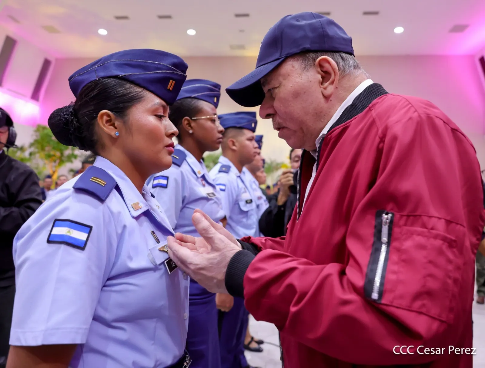 Acto del 47.º aniversario de fundación de la Fuerza Aérea y Defensa Antiaérea del Ejército de Nicaragua