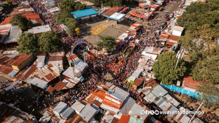 Santo Domingo de Guzmán regresa a su morada en Las Sierritas