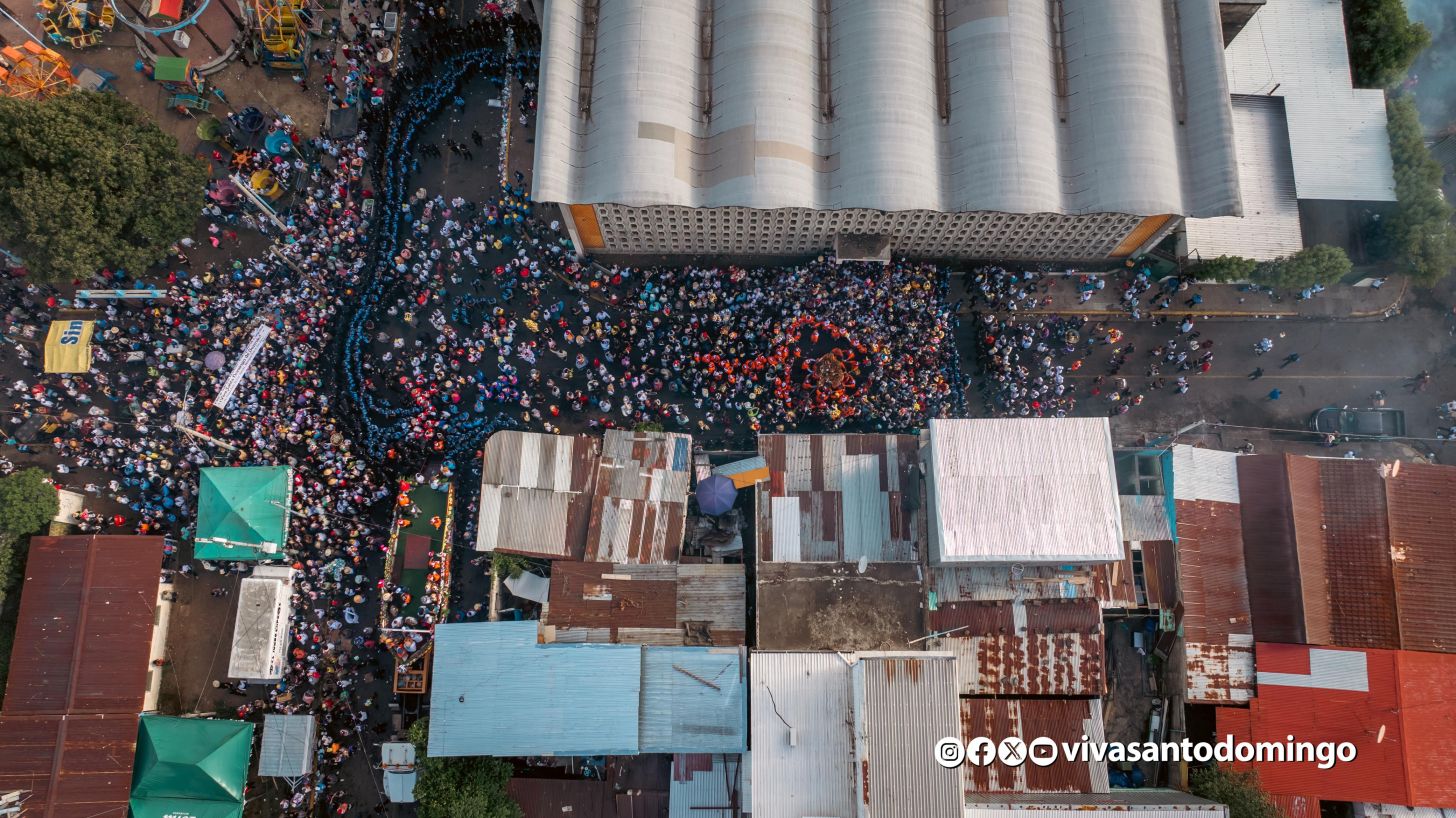Santo Domingo de Guzmán regresa a su morada en Las Sierritas