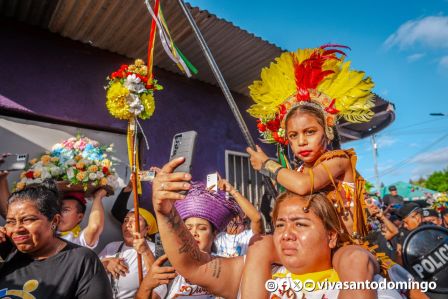 Santo Domingo de Guzmán regresa a su morada en Las Sierritas