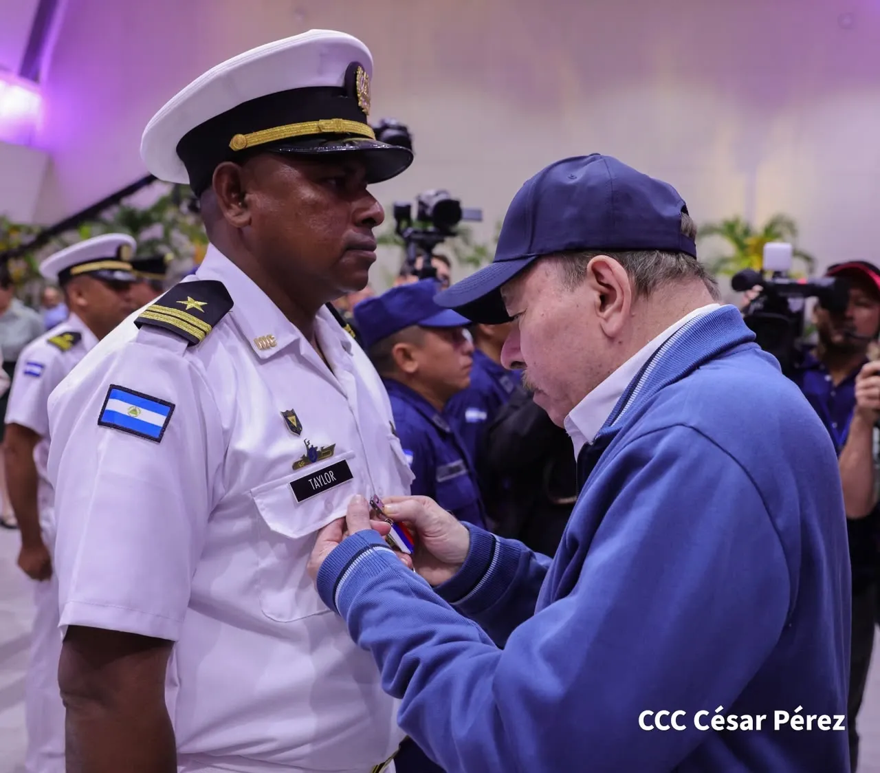 Acto del 46.º aniversario de fundación de la Fuerza Naval del Ejército de Nicaragua