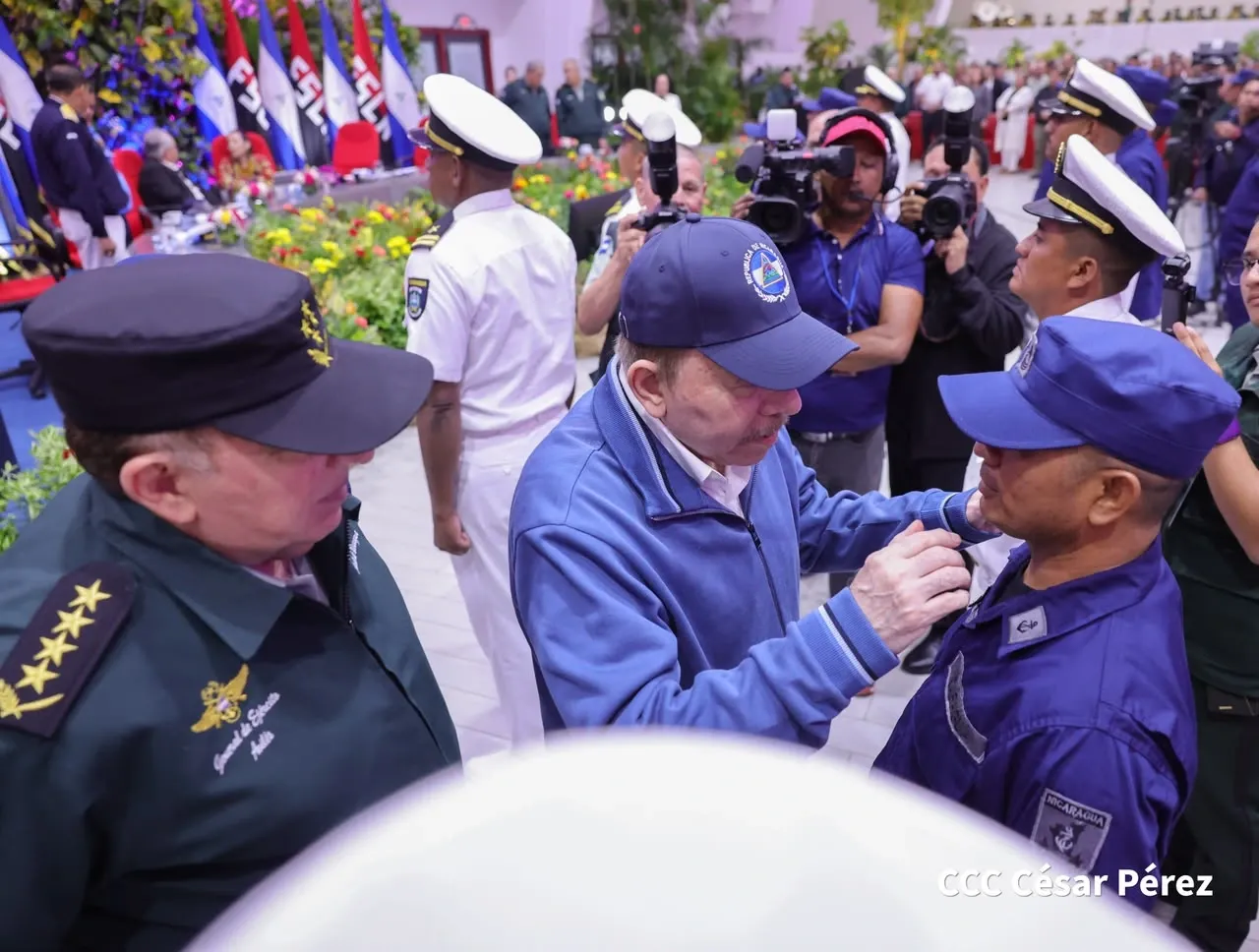 Acto del 46.º aniversario de fundación de la Fuerza Naval del Ejército de Nicaragua