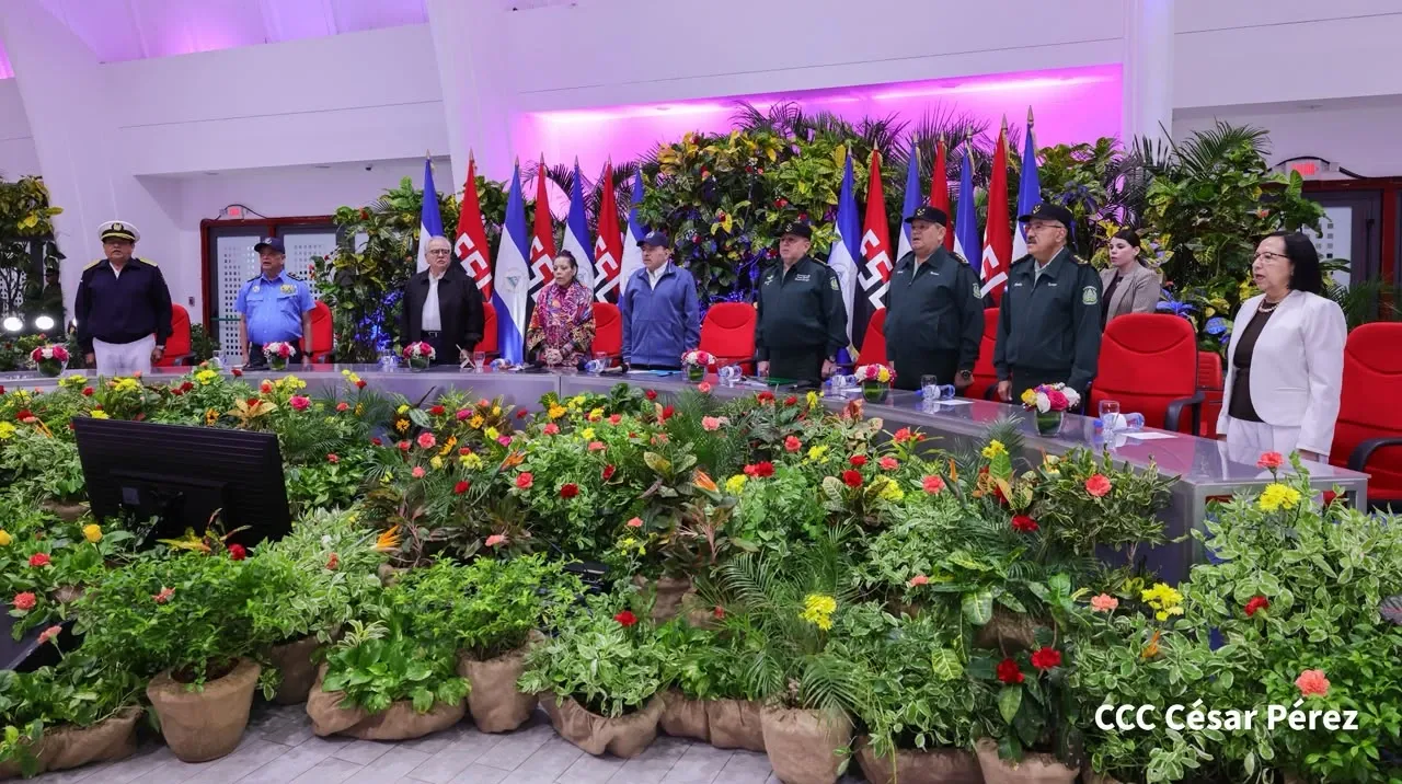 Acto del 46.º aniversario de fundación de la Fuerza Naval del Ejército de Nicaragua