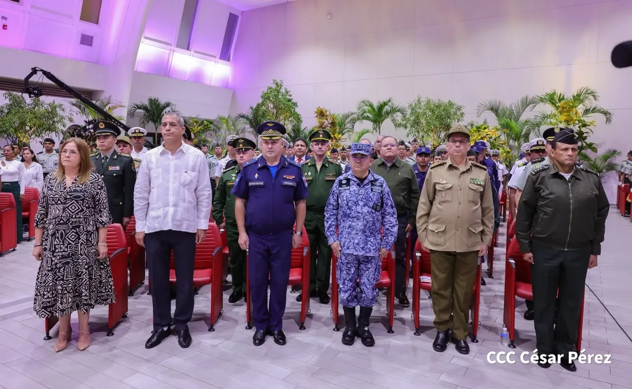 Acto del 46.º aniversario de fundación de la Fuerza Naval del Ejército de Nicaragua