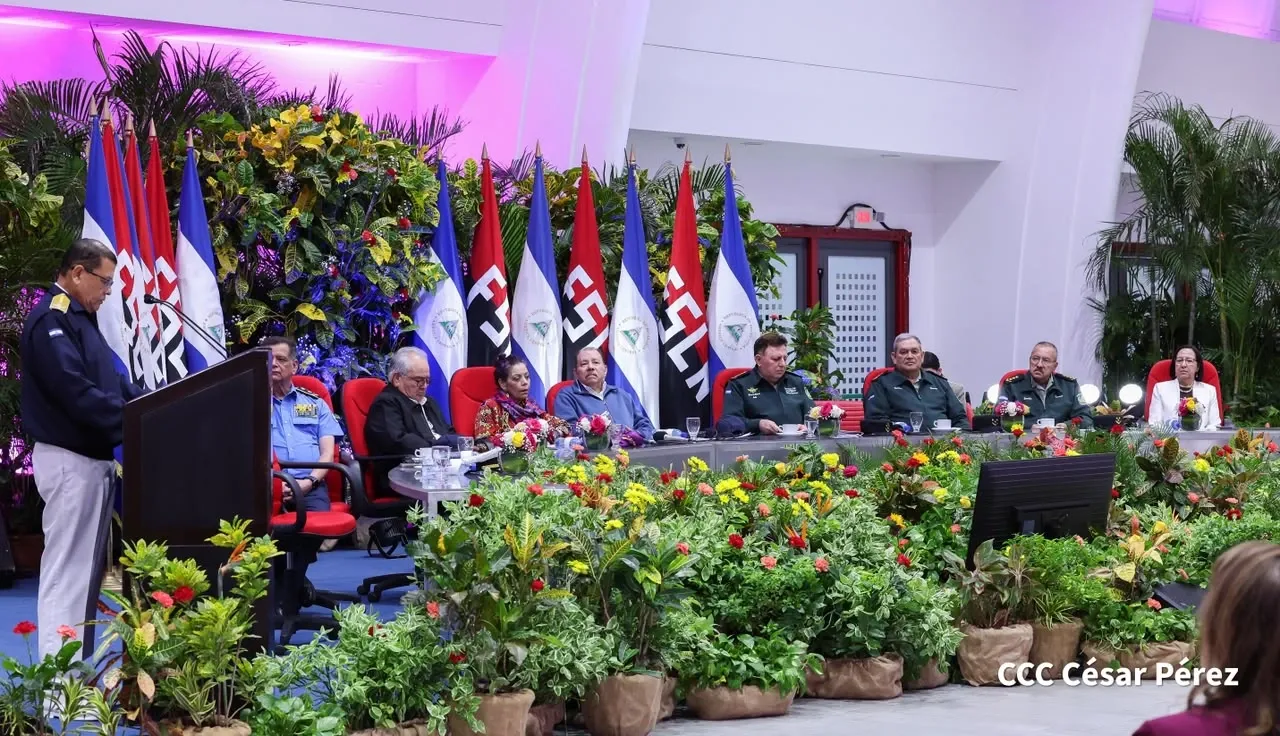 Acto del 46.º aniversario de fundación de la Fuerza Naval del Ejército de Nicaragua