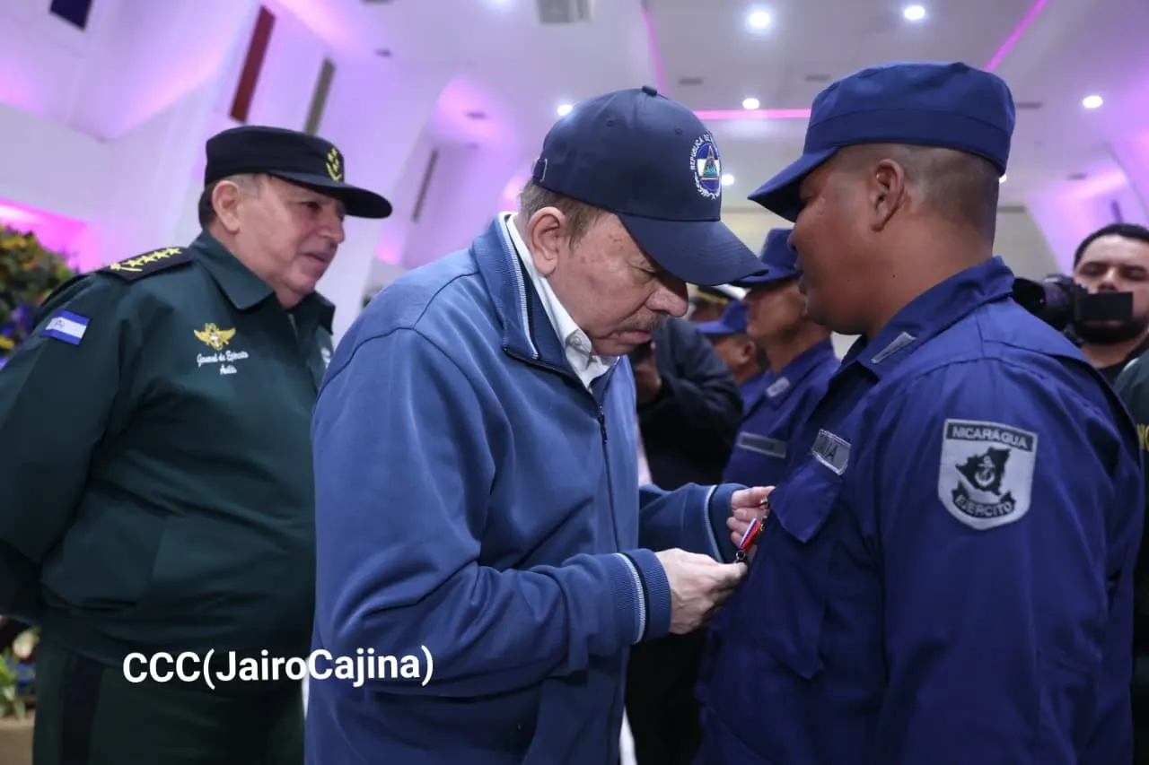 Acto del 46.º aniversario de fundación de la Fuerza Naval del Ejército de Nicaragua