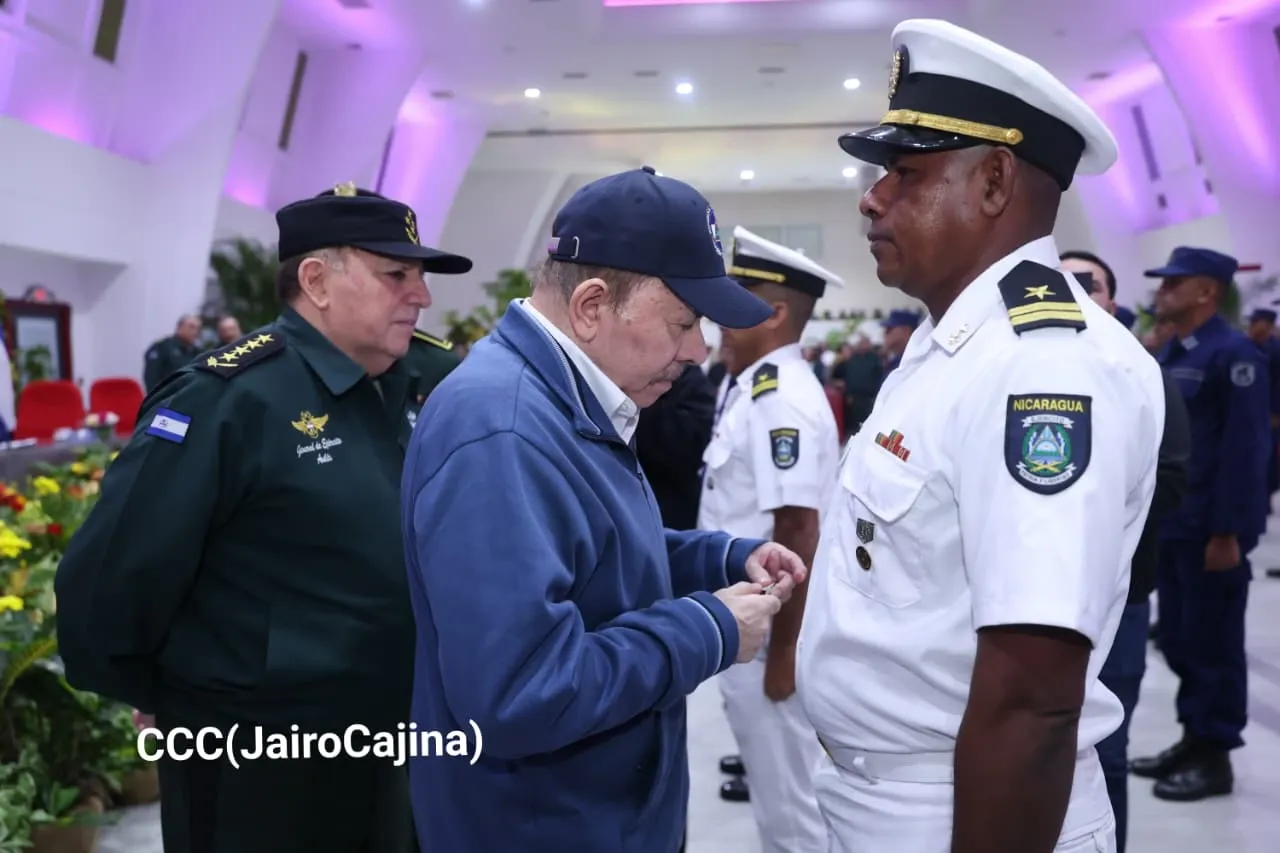 Acto del 46.º aniversario de fundación de la Fuerza Naval del Ejército de Nicaragua