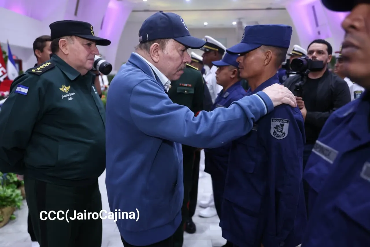 Acto del 46.º aniversario de fundación de la Fuerza Naval del Ejército de Nicaragua