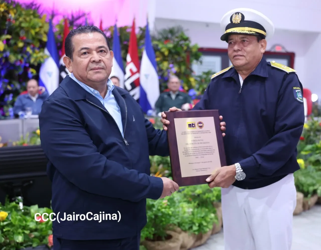 Acto del 46.º aniversario de fundación de la Fuerza Naval del Ejército de Nicaragua