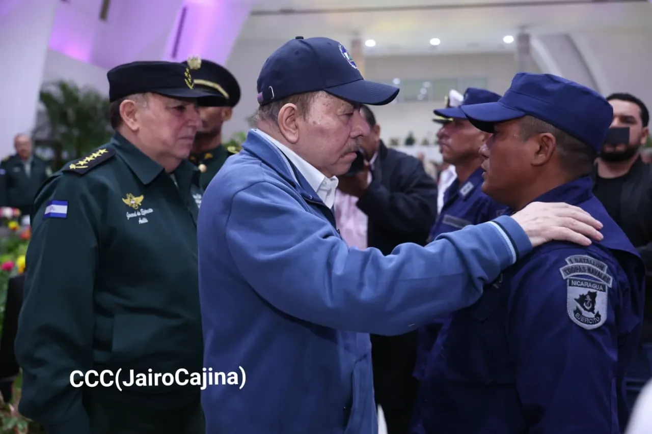Acto del 46.º aniversario de fundación de la Fuerza Naval del Ejército de Nicaragua
