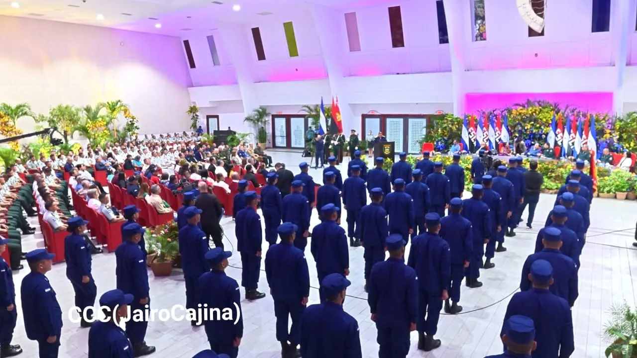 Acto del 46.º aniversario de fundación de la Fuerza Naval del Ejército de Nicaragua