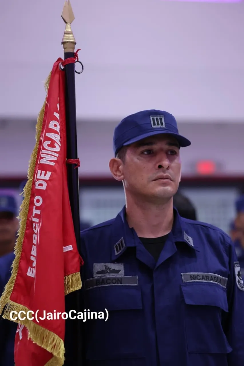 Acto del 46.º aniversario de fundación de la Fuerza Naval del Ejército de Nicaragua