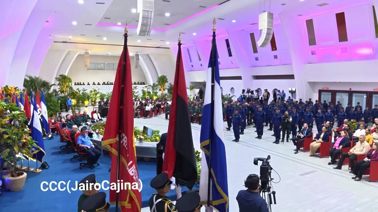 Acto del 46.º aniversario de fundación de la Fuerza Naval del Ejército de Nicaragua