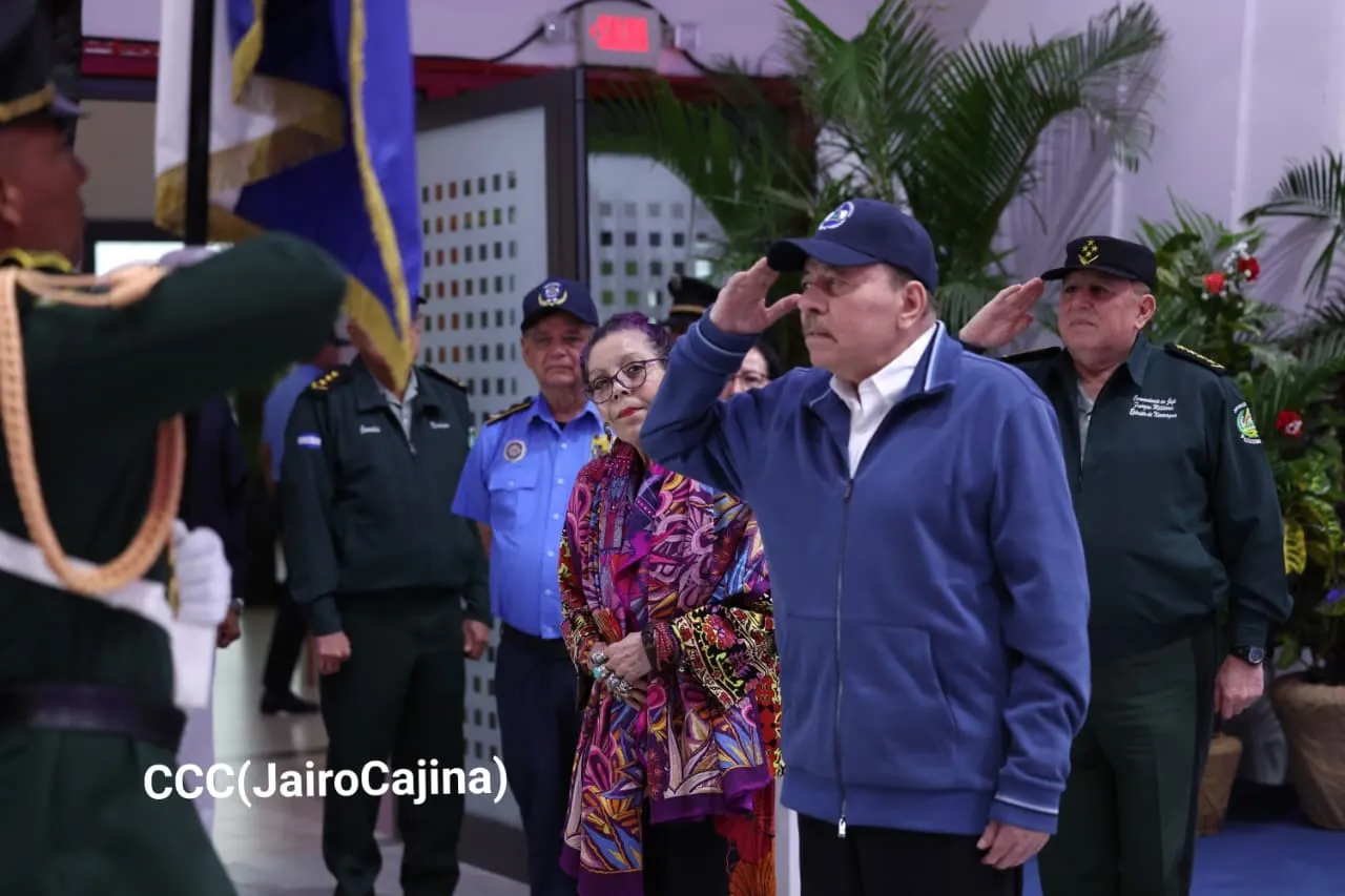 Acto del 46.º aniversario de fundación de la Fuerza Naval del Ejército de Nicaragua