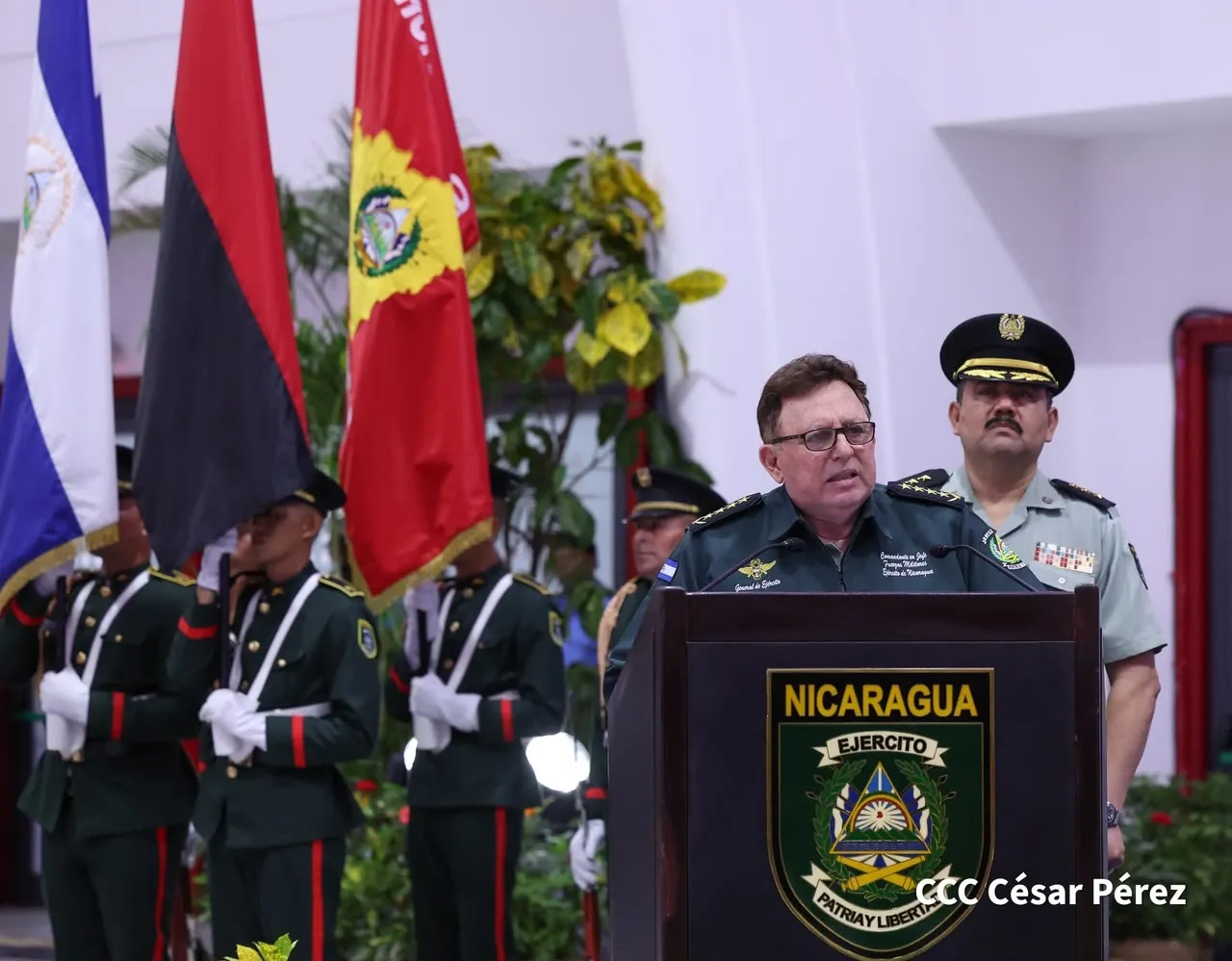 Acto del 46.º aniversario de fundación de la Fuerza Naval del Ejército de Nicaragua