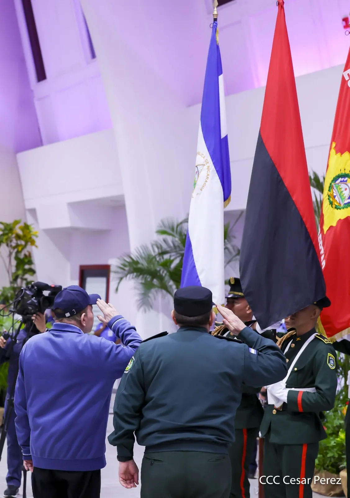 Acto del 46.º aniversario de fundación de la Fuerza Naval del Ejército de Nicaragua