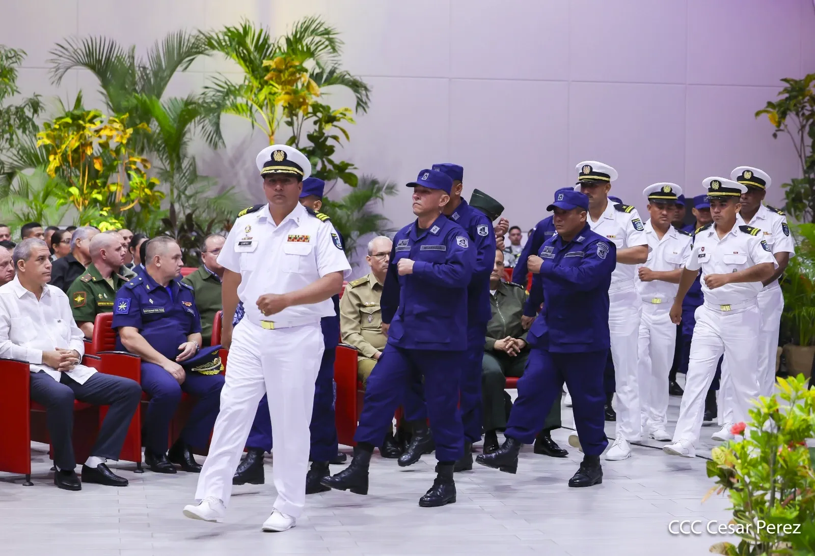 Acto del 46.º aniversario de fundación de la Fuerza Naval del Ejército de Nicaragua