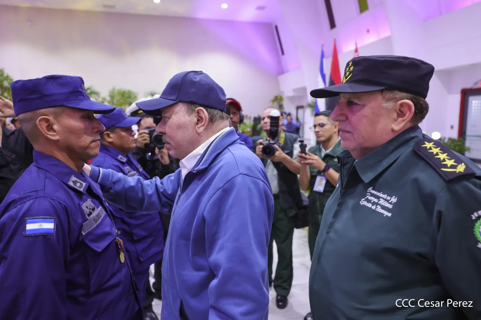 Acto del 46.º aniversario de fundación de la Fuerza Naval del Ejército de Nicaragua