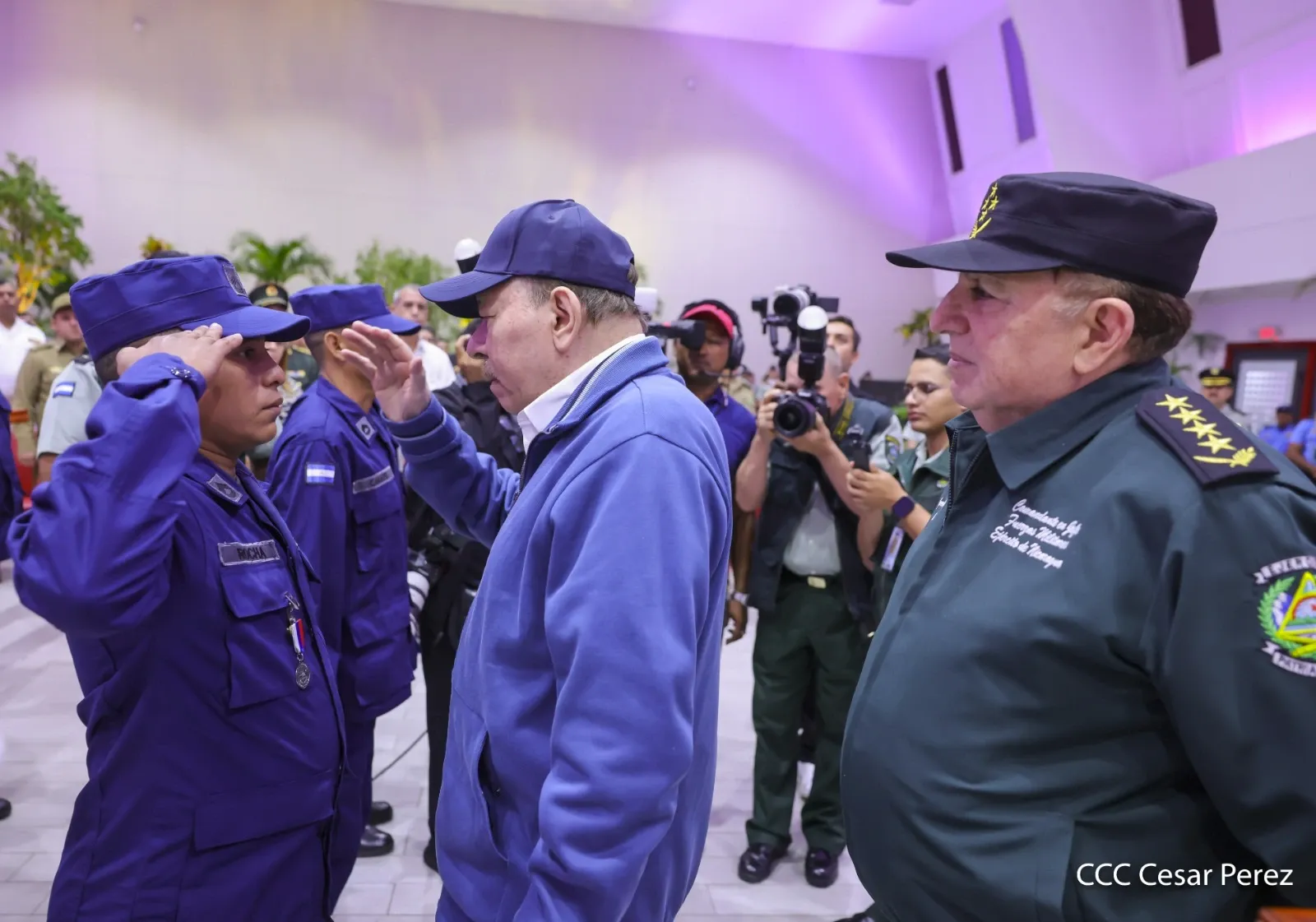 Acto del 46.º aniversario de fundación de la Fuerza Naval del Ejército de Nicaragua