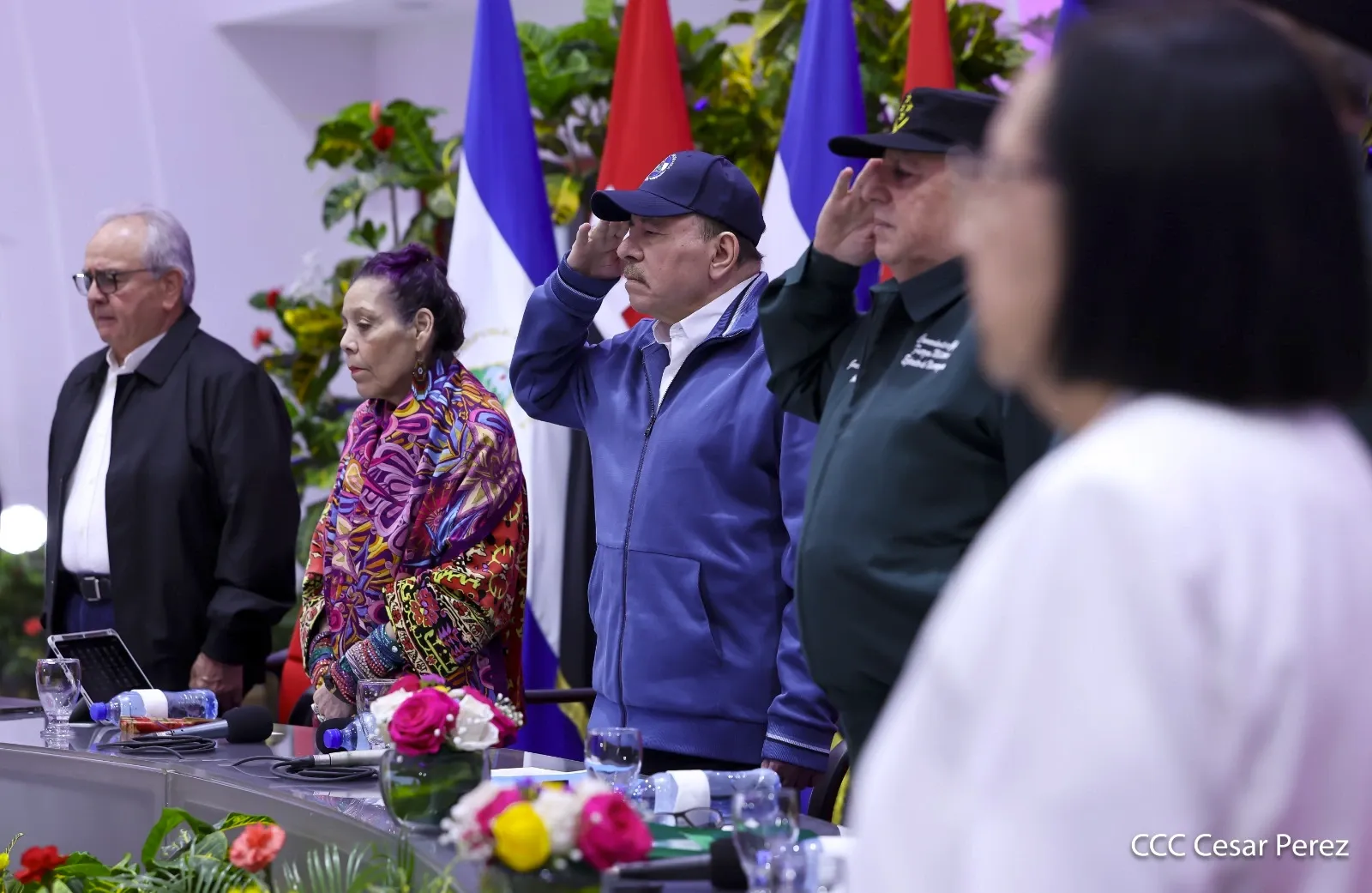 Acto del 46.º aniversario de fundación de la Fuerza Naval del Ejército de Nicaragua