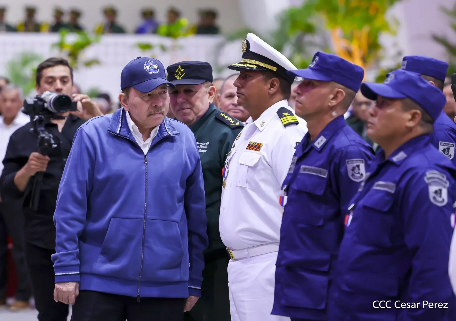 Acto del 46.º aniversario de fundación de la Fuerza Naval del Ejército de Nicaragua