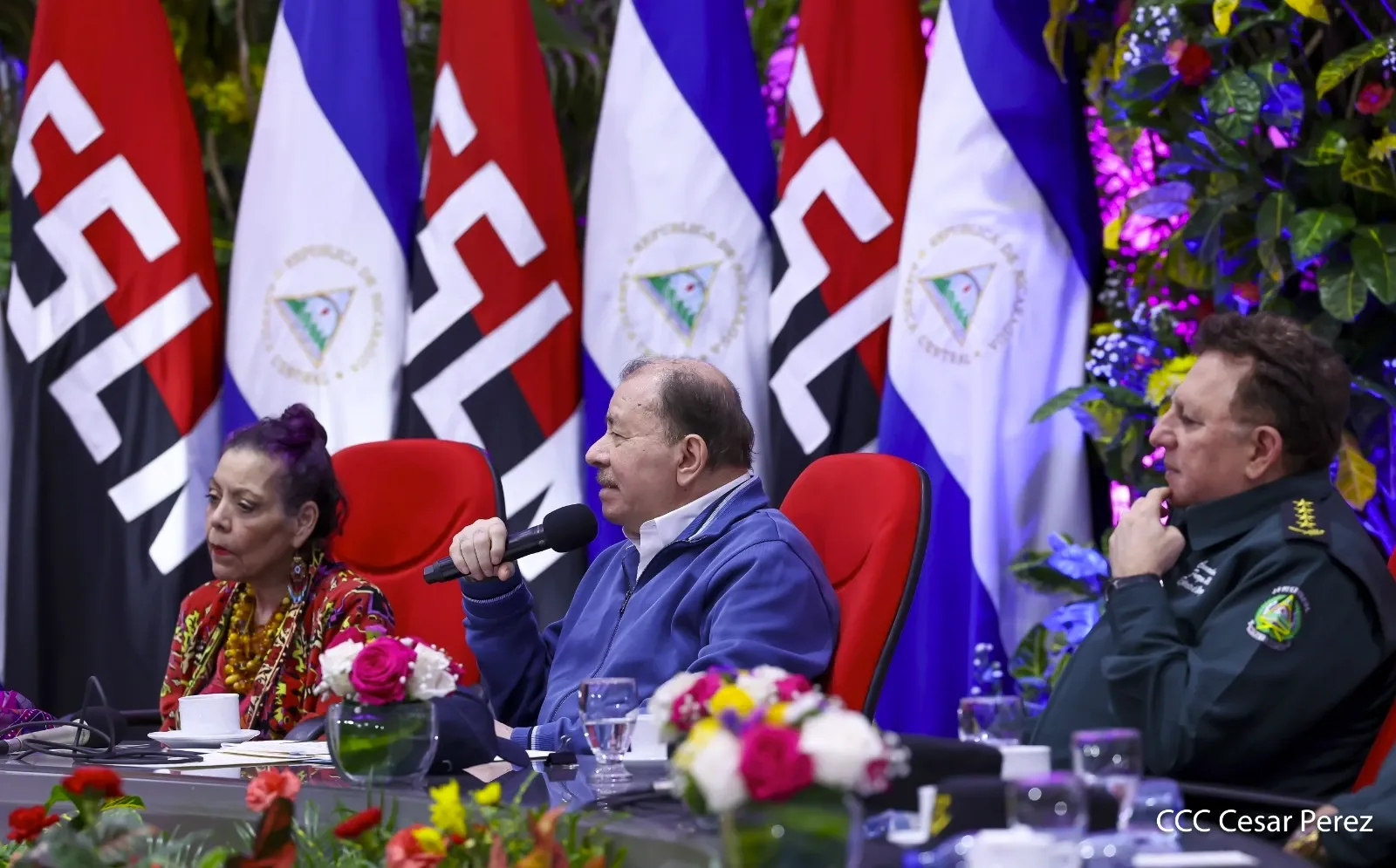 Acto del 46.º aniversario de fundación de la Fuerza Naval del Ejército de Nicaragua