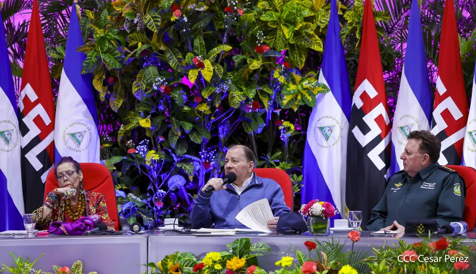 Acto del 46.º aniversario de fundación de la Fuerza Naval del Ejército de Nicaragua