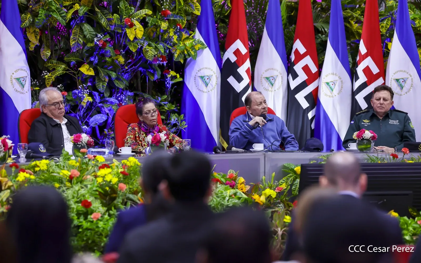 Acto del 46.º aniversario de fundación de la Fuerza Naval del Ejército de Nicaragua