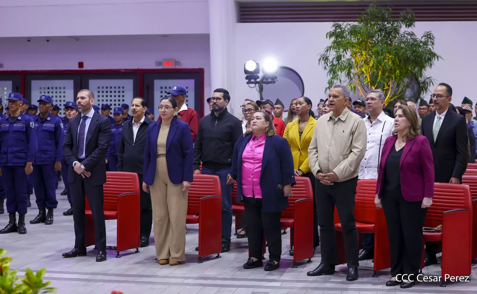 Acto del 46.º aniversario de fundación de la Fuerza Naval del Ejército de Nicaragua