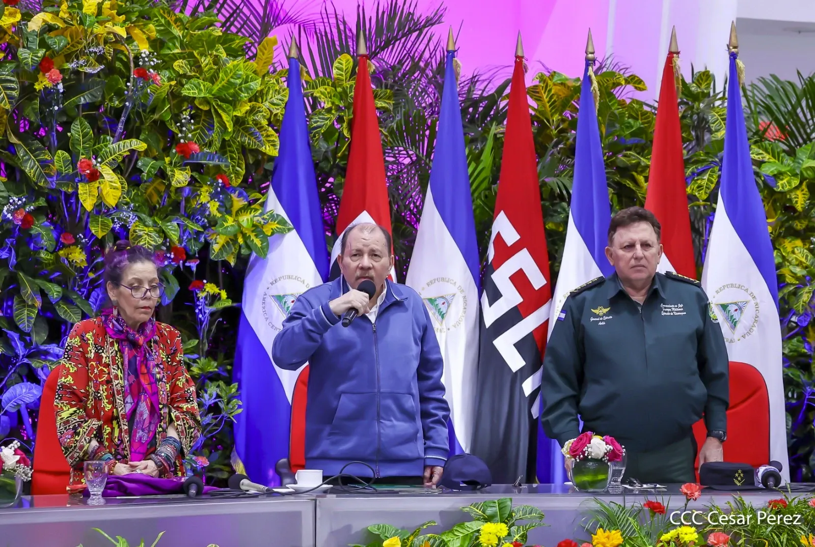 Acto del 46.º aniversario de fundación de la Fuerza Naval del Ejército de Nicaragua