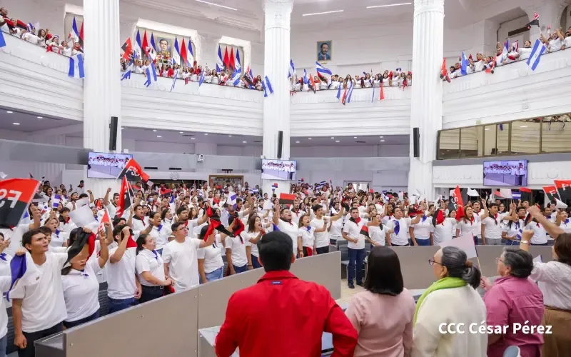 Juventud Sandinista y estudiantes participan en consulta sobre Reforma Constitucional