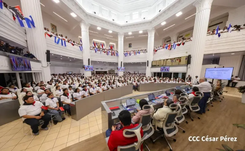Juventud Sandinista y estudiantes participan en consulta sobre Reforma Constitucional