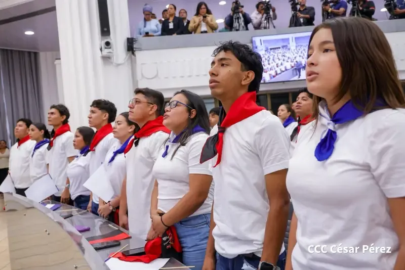 Juventud Sandinista y estudiantes participan en consulta sobre Reforma Constitucional