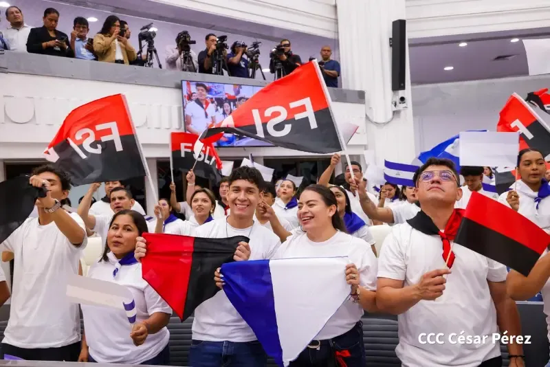 Juventud Sandinista y estudiantes participan en consulta sobre Reforma Constitucional