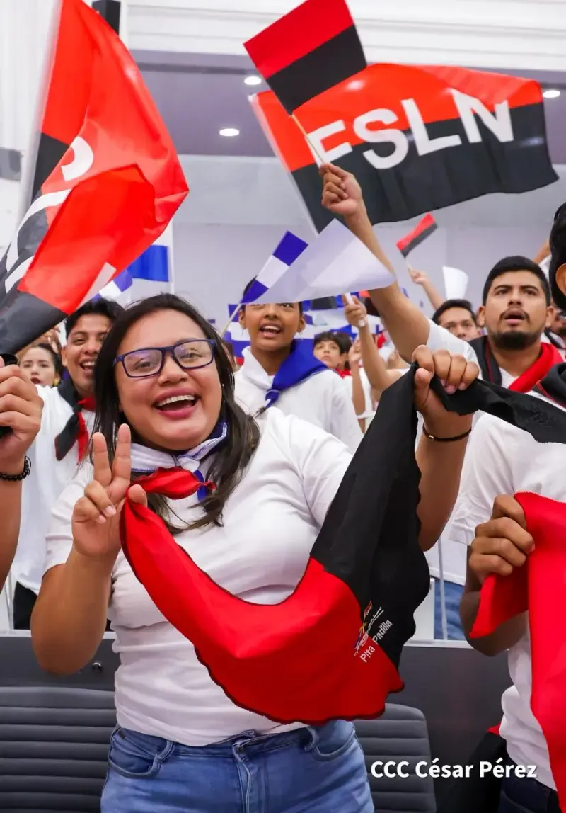 Juventud Sandinista y estudiantes participan en consulta sobre Reforma Constitucional
