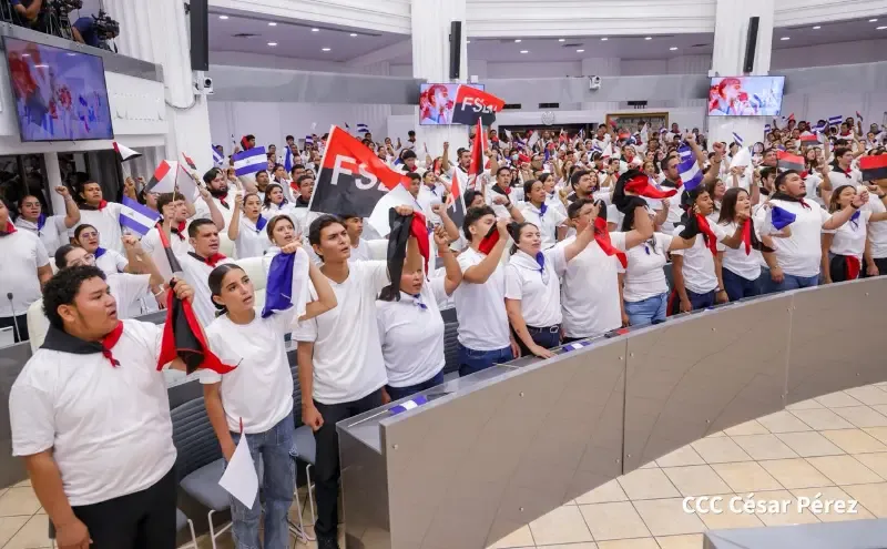 Juventud Sandinista y estudiantes participan en consulta sobre Reforma Constitucional
