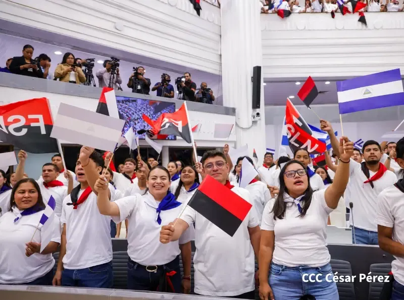 Juventud Sandinista y estudiantes participan en consulta sobre Reforma Constitucional
