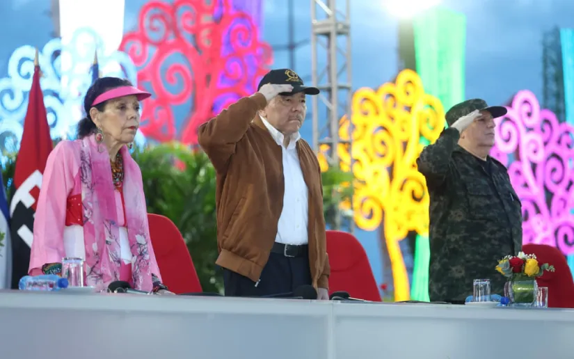 Acto del 47.° aniversario de fundación del Ejército de Nicaragua