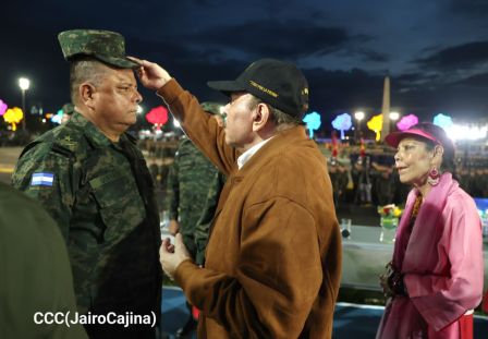 Acto del 47.° aniversario de fundación del Ejército de Nicaragua